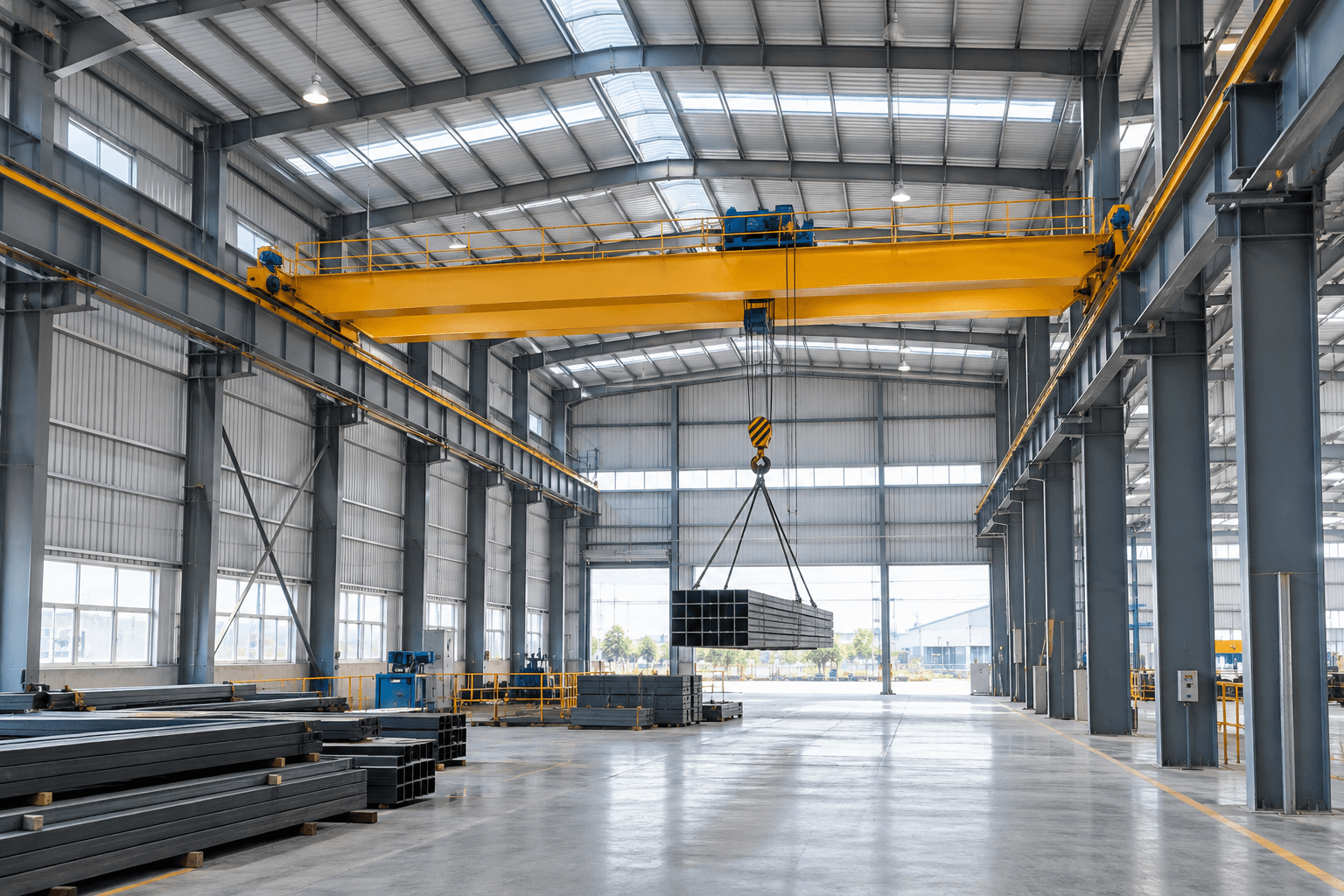 Dầm cầu trục nhà xưởng: phân loại chế độ làm việc, tải trọng và những điểm cần kiểm tra